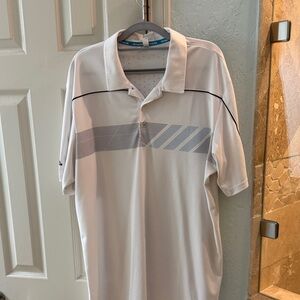 Men's Adidas climachill White Polo Shirt